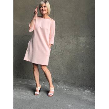 Платье абрикосовое с...