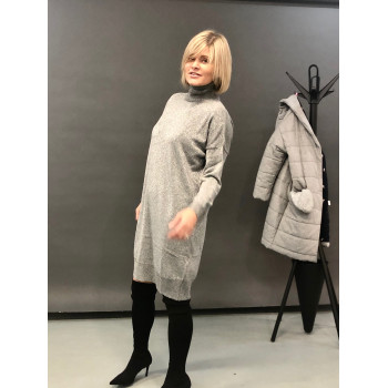 Сукня-гольф в'язана з люрексом