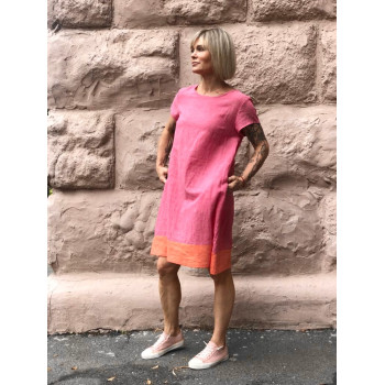 Сукня із льону на короткий...