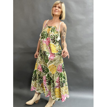 Сукня на бретельках з кистями