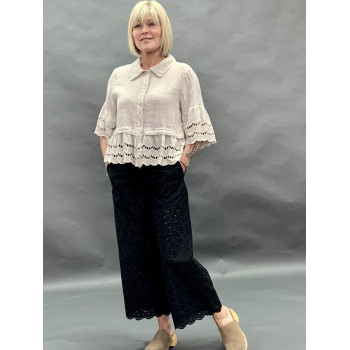 Брюки кюлоти із шиття