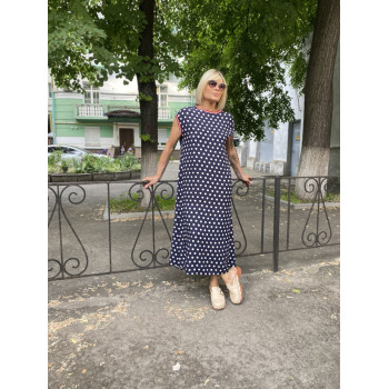 Сукня, синя, Єдиний розмір