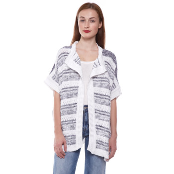 Пончо фактурної в'язки