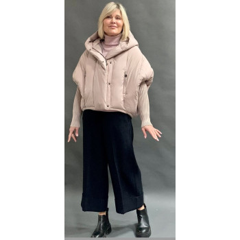 Брюки-кюлоты с манжетами и...