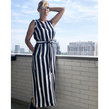 Сукня в широку смужку