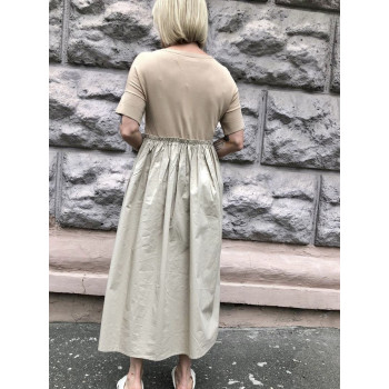 Сукня з трикотажною...