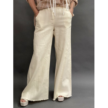 Джинси бежеві-кльош