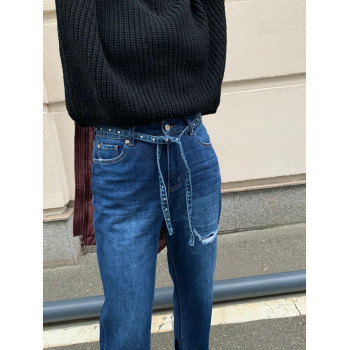 Джинси МОМ, сині, M