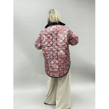 Куртка сорочка з принтом