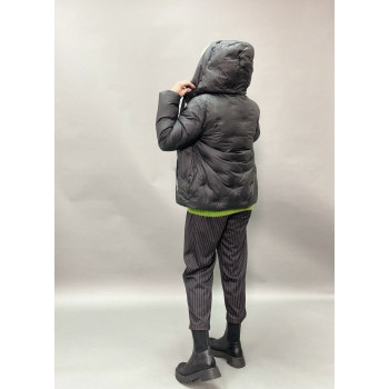 Куртка, чорна зі стрічками...