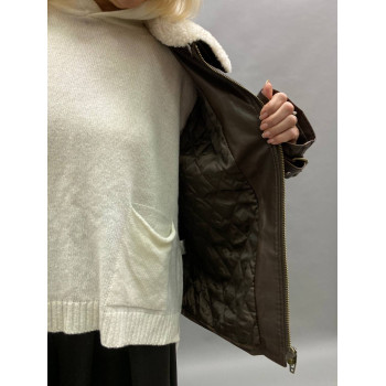 Куртка, коричнева, Єдиний...