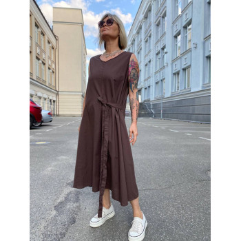 Сукня, коричнева, Єдиний...