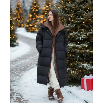 Пальто, чорний, Єдиний розмір