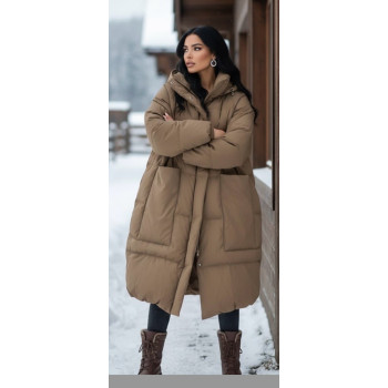 Пальто, коричневе, Єдиний...